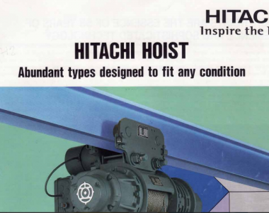Catalogue hoist Hitachi